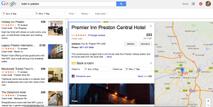 Google Local listing view expanded